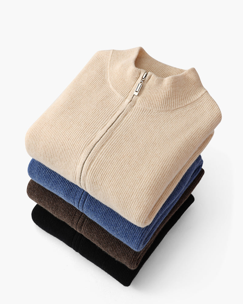 The Ashford 100% Luxe Wool Zip