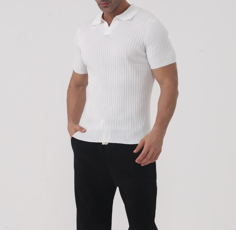 Florence - Ribbed Cotton Polo