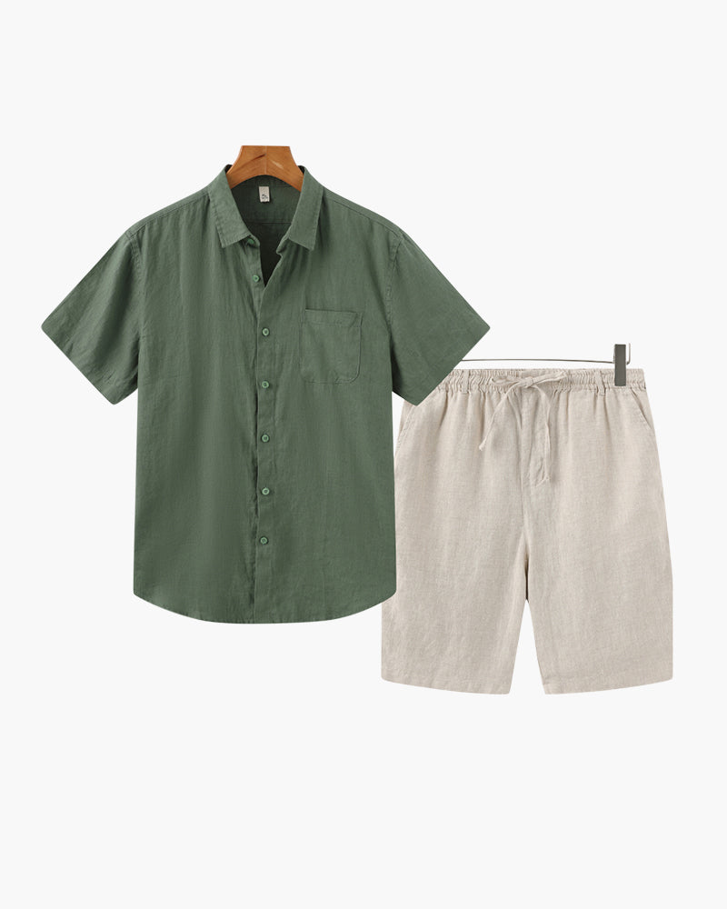 Old Money Linen Combo (Shorts)